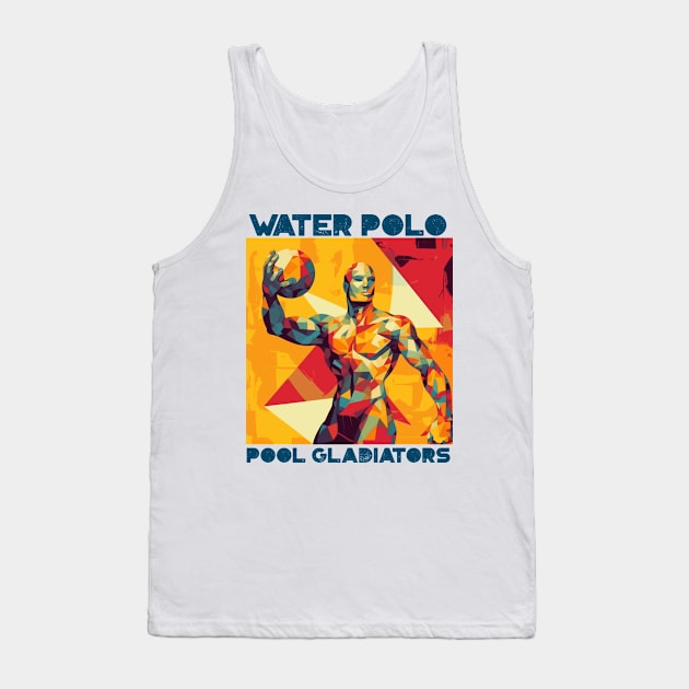 pool gladiators, waterpolo design v3 Tank Top by H2Ovib3s